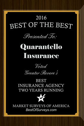 Picture of 2016 award for best Insurance Agency